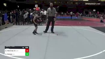 53 lbs Quarterfinal - Dragon Martinez III, Lockjaw WC vs Ari Sobaje, The Club