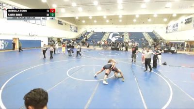 130 lbs 3rd Place Match - Faith Bree, Redondo Union High School vs Izabella Luna, Fourth Chamber