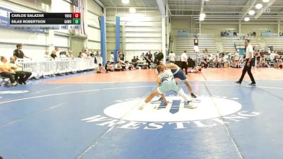 132 lbs Rr Rnd 1 - Carlos Salazar, Vougars Wrestling - HSB vs Silas Robertson, GAWC - HSB