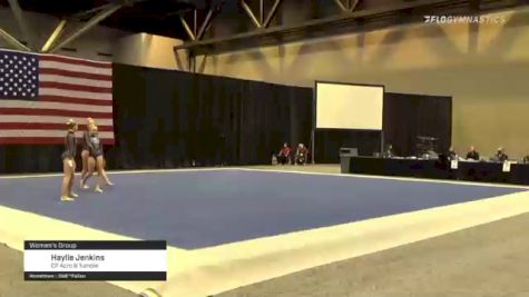 Haylie Jenkins - Women's Group, CP Acro & Tumble - 2021 USA Gymnastics Championships