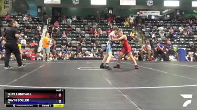 87 lbs 5th Place Match - Shay Lundvall, IA vs Gavin Boller, MI