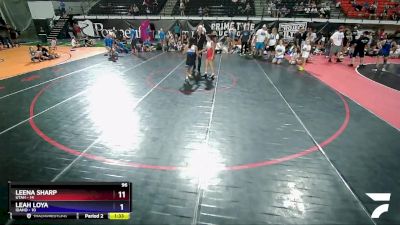 106 lbs Round 2 (8 Team) - Evelyn Jensen, Utah vs Xavery Zollinger, Idaho