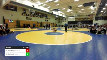 153 lbs Quarterfinal - Brock Mantanona, Palm Desert vs Gabriel Delgado, SLAM Academy (NV)