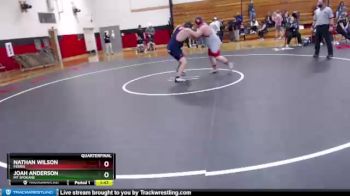 285 lbs Quarterfinal - Joah Anderson, Mt Spokane vs Nathan Wilson, Ferris