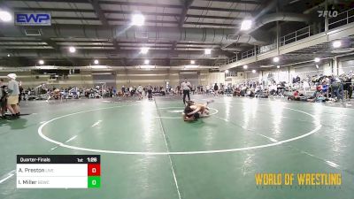 150 lbs Quarterfinal - Annette Preston, Live Training vs Isabella Miller, Big Game Wrestling Club