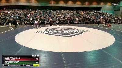 215 lbs Champ. Round 1 - Kyle Escamilla, Damonte Ranch vs Rowen Guizar, Lassen