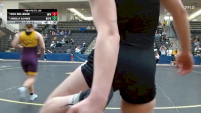 124 lbs 4th Place Match - Amelia Adams, Wisconsin Stevens Point vs Mya Delleree, Wisconsin - Oshkosh