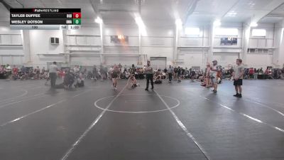 130 lbs Round 5 (8 Team) - Tayler Duffee, Ohio Gold Black vs Wesley Dotson, Donahue WA