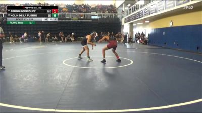 157 lbs Champ. Round 1 - Abdon Rodriguez, Victor Valley College vs Kolin De La Fuente, Sierra College