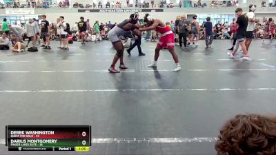 190 lbs Round 5 (6 Team) - Derek Washington, Quest For Gold vs Darius Montgomery, Finger Lakes Elite