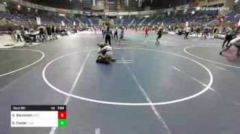 123 lbs Semifinal - Kale Baumann, North Montana WC vs Silas Foster, Legends Of Gold