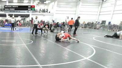 112 lbs Round Of 32 - Michael Menyo, Smittys Wrestling Barn vs Saul Perez, Windham CT