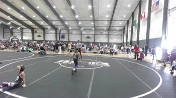 46 lbs Consi Of 4 - Bryson Gonzalez, Victory Wrestling-Central WA vs Cooper Bradford, Run To Danger