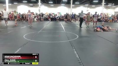 88 lbs Round 1 (4 Team) - Paul Evans, Mat Warriors Blue vs Adam Bachmann, U2 Upstate Uprising 2.0