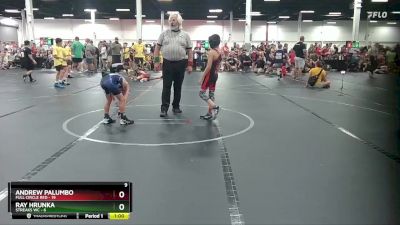 64 lbs Round 5 (6 Team) - Andrew Palumbo, Full Circle Red vs Ray Hrunka, Streaks WC