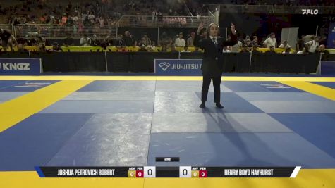 Henry Boyd Hayhurst vs Joshua Petrovich Robert 2025 Pan Kids Jiu-Jitsu IBJJF Championship