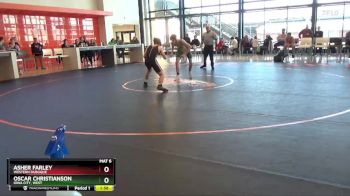 132-137 lbs Round 1 - Oscar Christianson, Iowa City, West vs Asher Farley, Western Dubuque