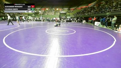 134 lbs Consi Of 16 #2 - Alexander Marquez, Golden Valley (Bakersfield) vs Coleman Smith, Redwood