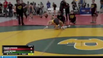68 lbs Round 1 - Casen Becker, Iowa Black vs Mason Stenson, PINnacle