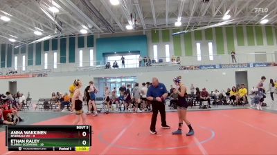 105 lbs Round 2 (6 Team) - Ethan Raley, Florida Scorpions vs Anna Wakkinen, Riverdale WC