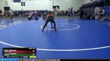 126 lbs Quarterfinal - Lucas Medina, Central vs Tony Brogan, Castle View