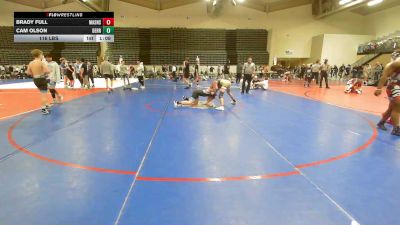 116 lbs Rr Rnd 3 - Brady Full, Mat Assassins Black vs Cam Olson, Derry Kings