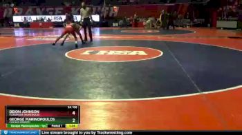 3 lbs Champ. Round 1 - Deion Johnson, Flossmoor (Homewood) vs George Marinopoulos, Chicago (Marist)