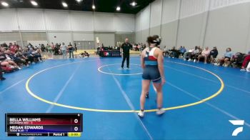 122 lbs Placement Matches (8 Team) - Bella Williams, Oklahoma Red vs Megan Edwards, Texas Blue