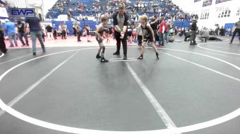 70-73 lbs Semifinal - Lathan Russell, Tecumseh Youth Wrestling vs Carter Herandy, Mcalester Youth Wrestling