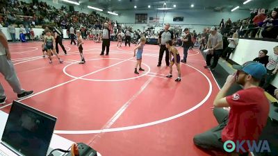 52 lbs Consi Of 8 #2 - Anders Gilbreath, Vian Wrestling Club vs Kaydin Boggess, Collinsville Cardinal Youth Wrestling