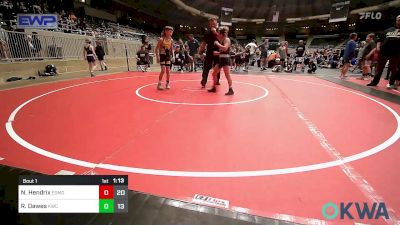 76 lbs Rr Rnd 1 - Nolan Hendrix, Edmond North Huskies vs Ryker Dawes, Keystone Wrestling Club