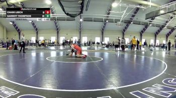 174 lbs Semifinal - Garrett Thompson, Ohio University vs Chase Leech, Unattached Indiana