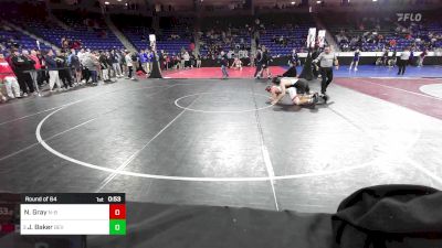 165 lbs Round Of 64 - Noah Gray, New Bedford vs Joseph Baker, Beverly