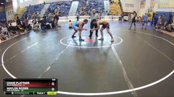 144 lbs Round 6 (8 Team) - Chase Plattner, Palm Harbor WC vs Waylon Rozier, The Outsiders