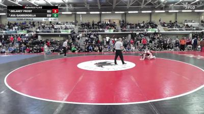 120 lbs Semifinal - Delaney Frost, Noble vs Ava Gamberdella, Branford