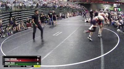 125 lbs Semis & 1st Wrestleback (8 Team) - Cole Genail, Kansas Copperheads vs Noah Rau, North Dakota 2