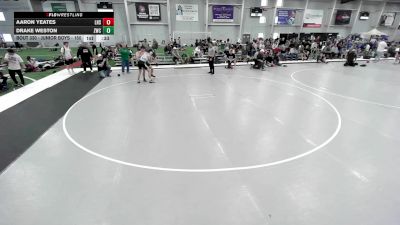 Junior Boys - 150 lbs Cons. Round 1 - Aaron Yeates, Layton High School vs Drake Weston, Zumwalt Wrestling Club