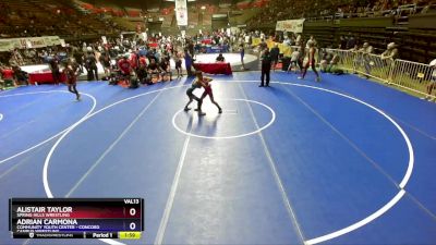 97 lbs 7th Place Match - Alistair Taylor, Spring Hills Wrestling vs Adrian Carmona, Community Youth Center - Concord Campus Wrestling