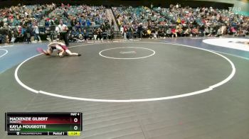 100 lbs Quarterfinal - Kayla Mougeotte, Whitney vs Mackenzie Gilbert, Modesto