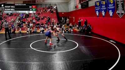 132-133 lbs Round 3 - Elijah Bell, All American vs Kolby Hall, Southmoreland