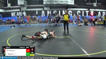 130/14 Round 2 - Tucker Godfrey, Dexter vs Mickey Mullet, South Haven Wrestling Club