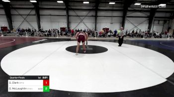 197 lbs Quarterfinal - Doug Clark, Springfield vs Darby McLaughlin, Western New England