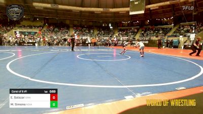 55 lbs Consi Of 8 #1 - Emmanuel Salazar, Grindhouse vs Mason Simons, Nova Wrestling Club