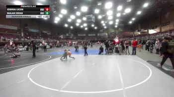 85 lbs Quarterfinal - Joshua Licon, Ridge WC vs Malaki Rivas, Ridge WC