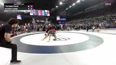 140 lbs Champ. Rd Of 32 - Teyanna Fields, OK vs Julianna Caisse, FL