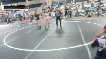 130 lbs 3rd Place - Sapphire Shafer, Threshold WC vs Yamilette Hernandez, Southwest Stallions WC
