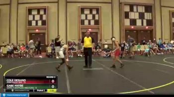 78 lbs Round 3 (6 Team) - Gabe Maybe, Gorilla Grapplers Wrestling vs Cole Desiano, Steel Valley Red