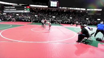 146 lbs Champ. Round 2 - Rhett Newman, BLO2 vs Slade Frame, Unattached