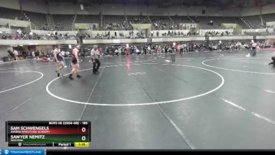 189 lbs Cons. Semi - Sam Schwengels, Askren Wrestling Academy vs Sawyer Nemitz, Waconia