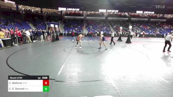 157 lbs Round Of 64 - Chase Watkins, Staples vs Camden O`Donnell, Haverhill
